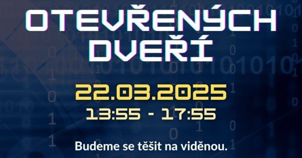 Pozvánka na Den otevřených dveří 22.03.2025