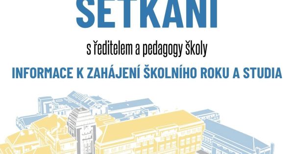 Pozvánka na třídní schůzky budoucích prvních ročníků a komunitní setkání
